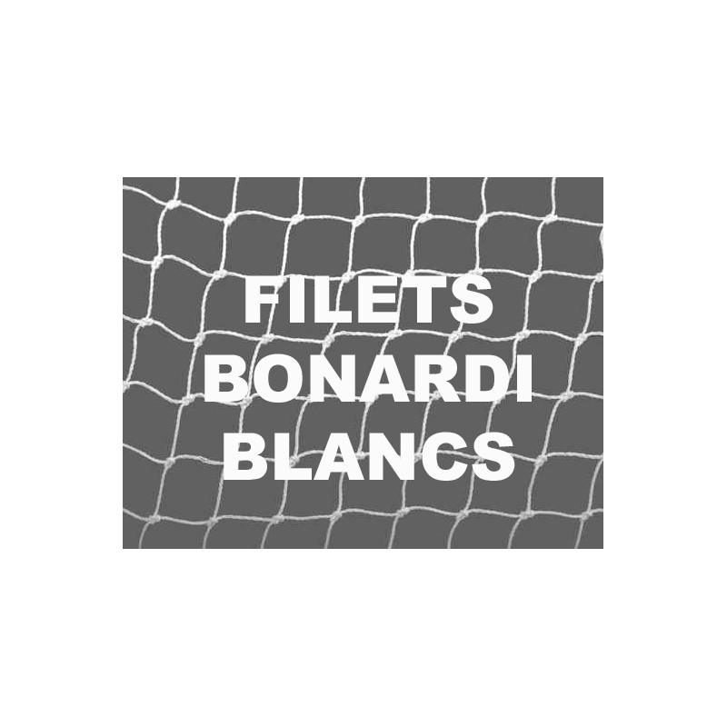 Bonardi Filet "110/2" (maille 16mm) Blanc - 2 mètres