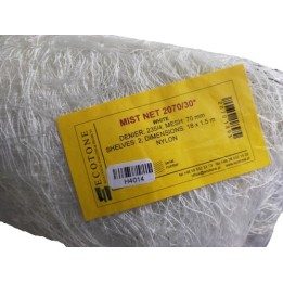 Ecotone Filet baguage oiseaux BAS "235/4" (maille 70mm) Blanc - 30 mètres (Hauteur : 1,50 m)
