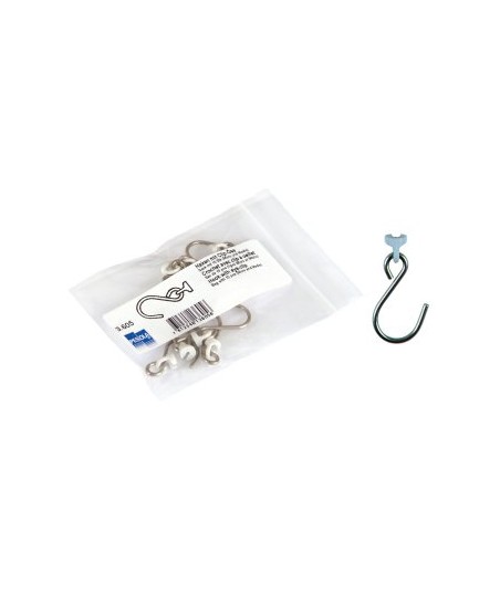 Crochet avec clip à œillet Pesola (x10) - Pour gamme Micro & Medio