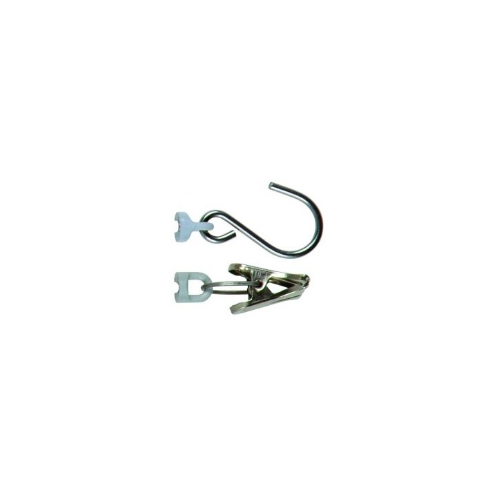 Pince & Crochet avec clip à œillet Pesola - Pour gamme Micro & Medio