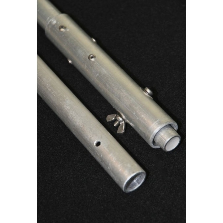 Manche en aluminium pour les armatures filets troubleaux