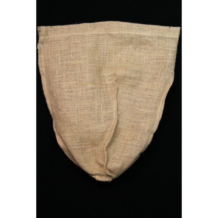 Poche filet troubleau en toile de jute, pour capturer et attraper des amphibiens et urodèles. Crapauds, grenouilles et tritons.