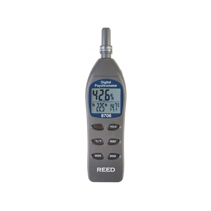 REED 8706 Psychromètre thermo-hygromètre numérique