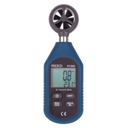 REED R1900 Compteur de vitesse d’air. Anémomètre avec précision scientifique.