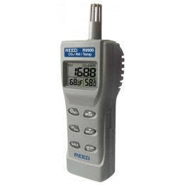 REED R9900 Compteur de la qualité de l'air intérieur. Mesure CO2, température et humidité