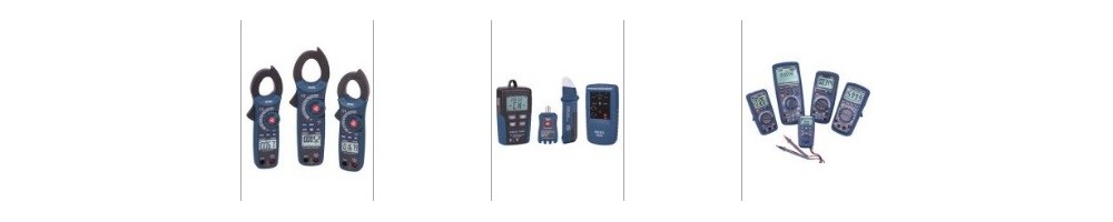 Instruments de tests électriques : Pinces ampèremétriques, Vérificateurs électriques, Multimètres